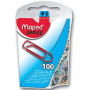 MAPED 36959 Boîte de 100 Trombones 25 mm