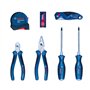 Bosch Professional Set d'outillage à main de 16 Pièces en Saccoche