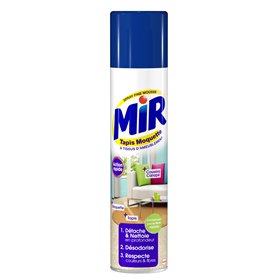 Mir Tapis Moquette – Nettoyant Tapis et Moquettes – Spray Mousse (600 ml) – Détache Nettoie Désodorise