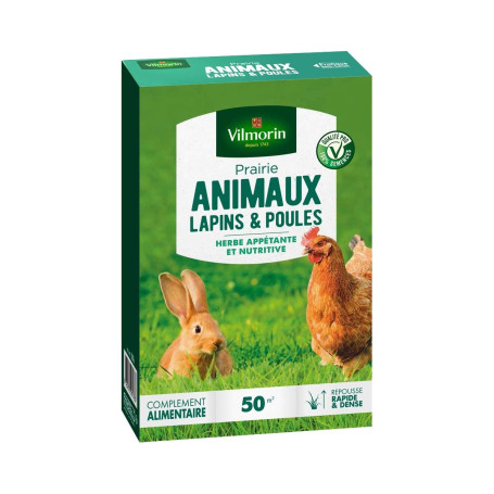Vilmorin 4461312 Prairie Animaux Lapins et Poules