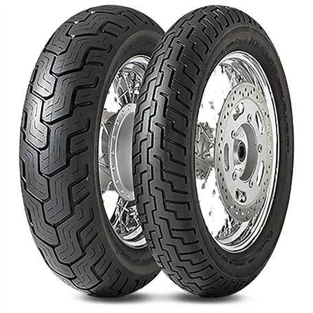DUNLOP 130/90-15 66P D404 TT TRASERA/Rear -90/90/R15 66P - A/A/70dB - Moto Pneu