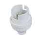 Douille nylon B22 blanche