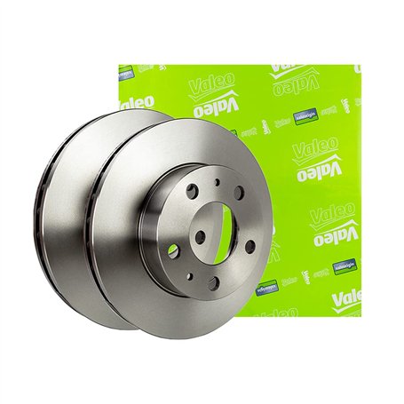 Valeo 197578 Disque de frein Disque de frein huilé 197578 Boîte de 1 disques ventilés Essieu avant [accessoires inclus] Similair