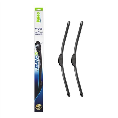 VALEO Silencio Essuie-glace - VF366 - Kit de Balais d'Essuie-glace Plat d'Origine de Haute performance