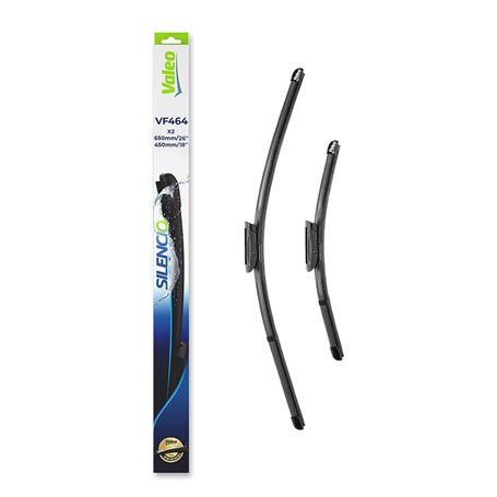 VALEO Silencio Essuie-glace - VF464 - Kit de Balais d'Essuie-glace Plat d'Origine de Haute performance
