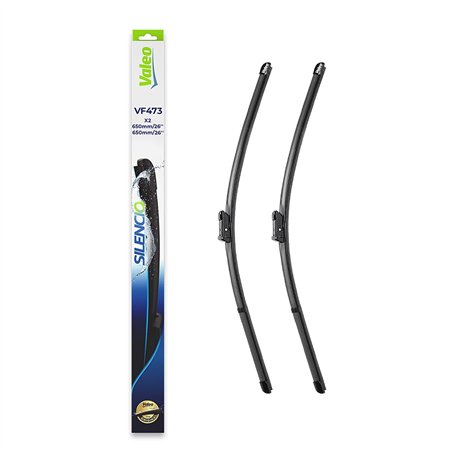 VALEO Silencio Essuie-glace - VF473 - Kit de Balais d'Essuie-glace Plat d'Origine de Haute performance
