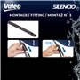 VALEO Silencio Essuie-glace - VF800 - Kit de Balais d'Essuie-glace Plat d'Origine de Haute performance, Visibilité Supérieure su