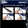 VALEO Silencio Essuie-glace - VF878 - Kit de Balais d'Essuie-glace Plat d'Origine de Haute performance, Visibilité Supérieure su