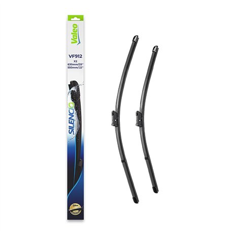 VALEO Silencio Essuie-glace - VF912 - Kit de Balais d'Essuie-glace Plat d'Origine de Haute performance