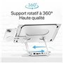 Support pour Ordinateur Portable T'NB iClick Métal Moderne Rotation à 360°