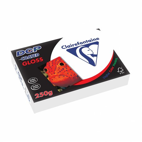 Clairefontaine DCP 6871C Ramette de 250 feuilles de papier pour imprimante et photocopieurs aux couleurs intenses Format A4 21 x