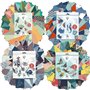 Clairefontaine 95366C - Un kit origami de 60 feuilles 70g/m² (10x10cm - 15x15cm - 20x20cm), Décor Insectes avec motifs déjà plac