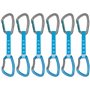 PETZL Pack 6 Degaines Djinn Axess 12 Cm Bleu Lot de Six mousquetons de sécurité Adulte Unisexe