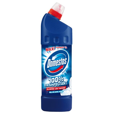 Domestos - Nettoyants Ménagers Gels WC - Javel Standard - 1 L - Lot de 2