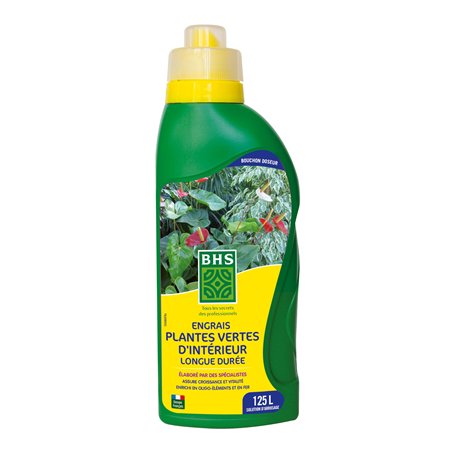 BHS Engrais Plantes Vertes - 500 mL - Soit 125 L - Engrais Plantes Vertes De La Maison EPVI500