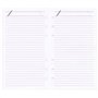 Quo Vadis - Accessoires de TIMER - Recharge FICHES NOTES pour TIMER 17 - Papier Blanc Clairefontaine - Format 10x17cm