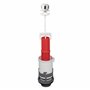 Wirquin 10723590 Mécanisme chasse d'eau wc simple chasse avec bouton poussoir à tirette MX