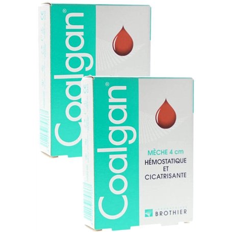 Coalgan Arrête le Saignement - Mèches hémostatiques nasales