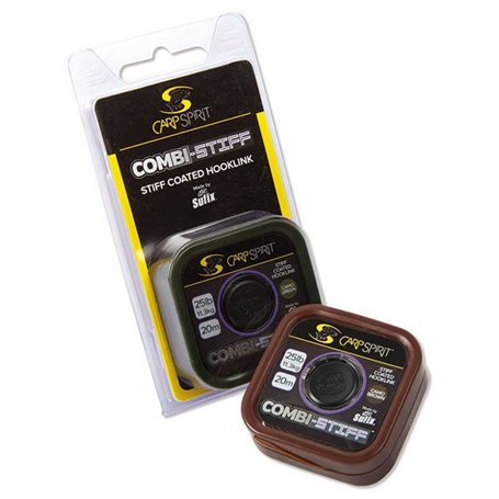 Tresse A Bas De Ligne Carp Spirit Combi Stiff Green - 20m