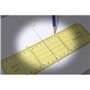ALEPH Régle Equerre Plastique Grand Modèle - 20 cm