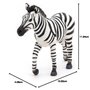 Papo- Zèbre mâle LA Vie Sauvage Figurine, 50249, Multicolore