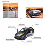 Majorette - Racing Cars - Petites voitures aléatoires très détaillées à l'échelle 1/64 (7,5 cm) avec carte à collectionner, modè