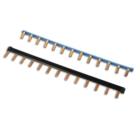 peigne interdiff - raccordement rapide - n+p+capot - 13 modules - abb 190161