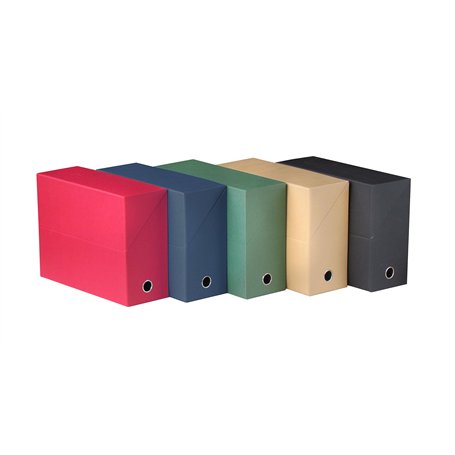 FAST 100725578 Lot de 5 Boîtes de transfert dos 12 cm Couleurs Assortis