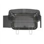 Barbecue a charbon - LIVOO - DOC328 - Inox - Surface de cuisson 48,5 x 28,8 cm - Hauteur réglable 70-84 cm