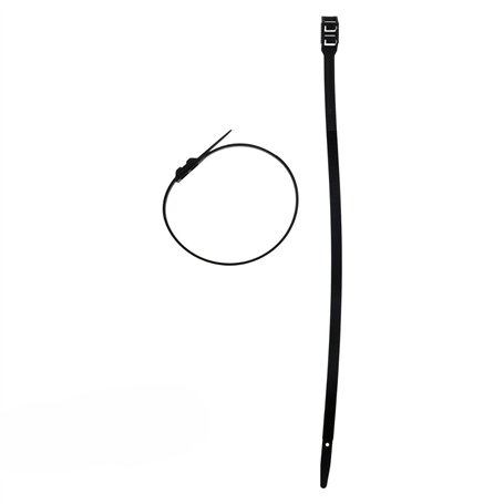 Lot de 100 colliers de câblage 9x 350mm - Noir - Zenitech