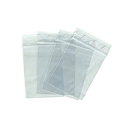 Materiel-pro Sachets pour Bijoux ou Pochette Plastique Zip - Format 60 x 80 mm/Lot de 1000