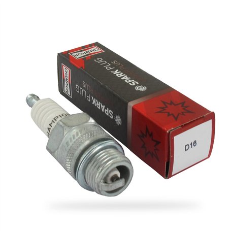 CHAMPION - Bougie D'Allumage CHAMPION D16 - Durable & Fiable - Pièce De Rechange Haute Qualité - Equivalent NGK AB6