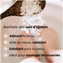 Magnésium Organique, Sel d'Epsom - Sels de Bain et Jambes Fatiguées, Callosités, Récupération Musculaire, Relaxation, Recharge l