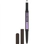 Maybelline New York - Crayon à Sourcils - Express Brow Satin Duo Crayon et Poudre - Teinte : Black Brown (05)