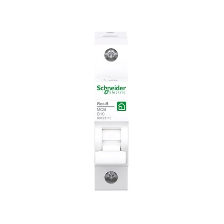 Schneider Electric Disjoncteur RESI9 1P 10A B 6KA R9F23110
