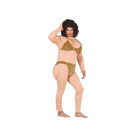 Déguisement Gag Humour Cougar en Bikini Homme Taille m/l