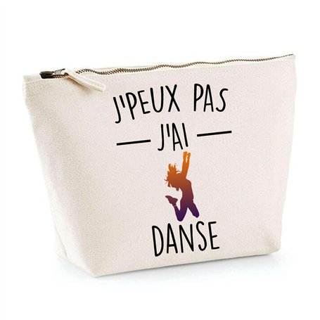 Trousse Danse J'peux Pas | Pochette Toilette Maquillage Idée Sac Cadeau