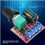 Akozon 5V-28V 5A 90W Contrôleur de commutateur de commande de vitesse de moteur à courant continu (PWM) Gradateur de régulateur