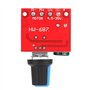 Akozon 5V-28V 5A 90W Contrôleur de commutateur de commande de vitesse de moteur à courant continu (PWM) Gradateur de régulateur