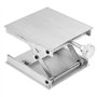Plate-forme d'ascenseur de laboratoire de 90 * 90mm, poussoir universel de support de laboratoire d'alliage d'aluminium, laborat