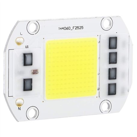 Fdit 100W 220V Blanc Froid Haute Puissance LED Puce Haute Tension COB Source Lumineuse Accessoires d'éclairage pour Une Utilisat