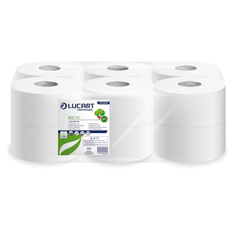 Lucart Professional 812009 Eco rouleaux de papier toilette jumbo