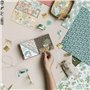 Toga by DRAEGER PARIS - Papier scrapbooking Safari - Lot de 6 feuilles de papier imprimé recto/verso - 12 Designs différents - F
