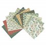 Toga by DRAEGER PARIS - Papier scrapbooking Safari - Lot de 6 feuilles de papier imprimé recto/verso - 12 Designs différents - F