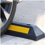 FISHTEC Butée de Parking - Butoir Parking en Caoutchouc- Butées de Roues pour Parking et Garage - Butée d'Aide au Stationnement