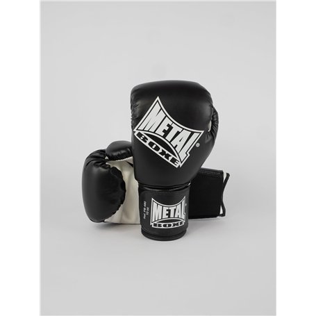 METAL BOXE Gants de Boxe Initiation Noir 04 oz