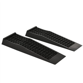 HOMCOM Rampes de Levage pour Voiture véhicule Utilitaire Rampe de Chargement Lourde 3T Caravane Camping-Car dim. 20L x 70l x 8H