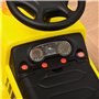 HOMCOM Porteur Enfant Camion 18-36 Mois Benne basculante Pelle Effets sonores Lumineux Noir Jaune