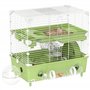 PawHut Cage pour Hamster à 2 Niveaux