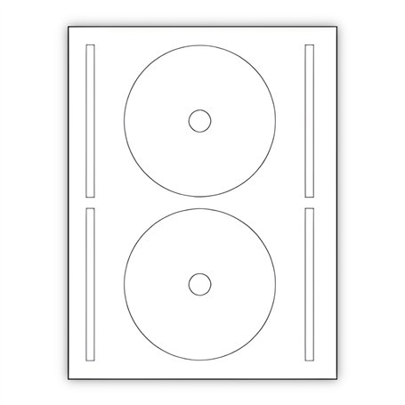 100 étiquettes CD DVD autocollante autocollant diamètre 117 mm trou 17 mm livré avec curseur de placement feuille de 2 étiquette